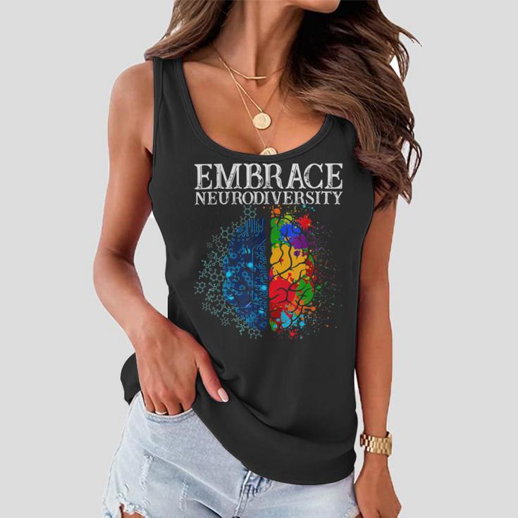 Embrace Neurodiversity Women Flowy Tank