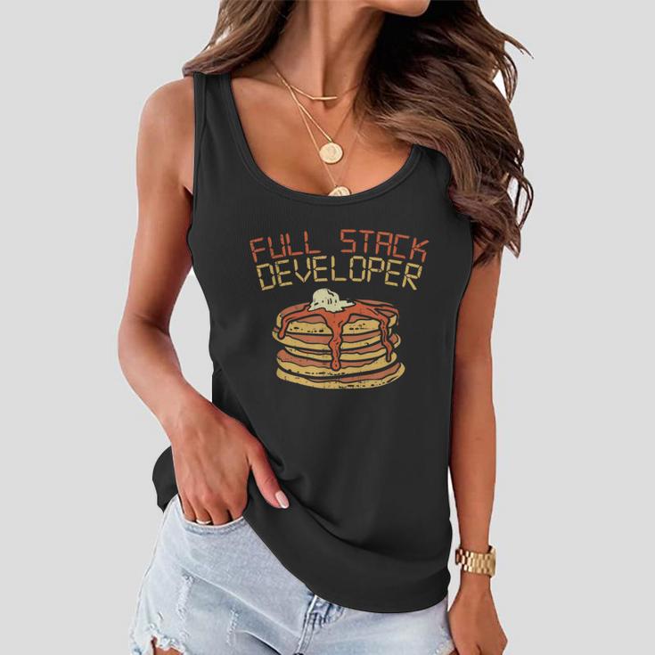 Full Stack Developer Funny Programmer Coding Coder Women Flowy Tank