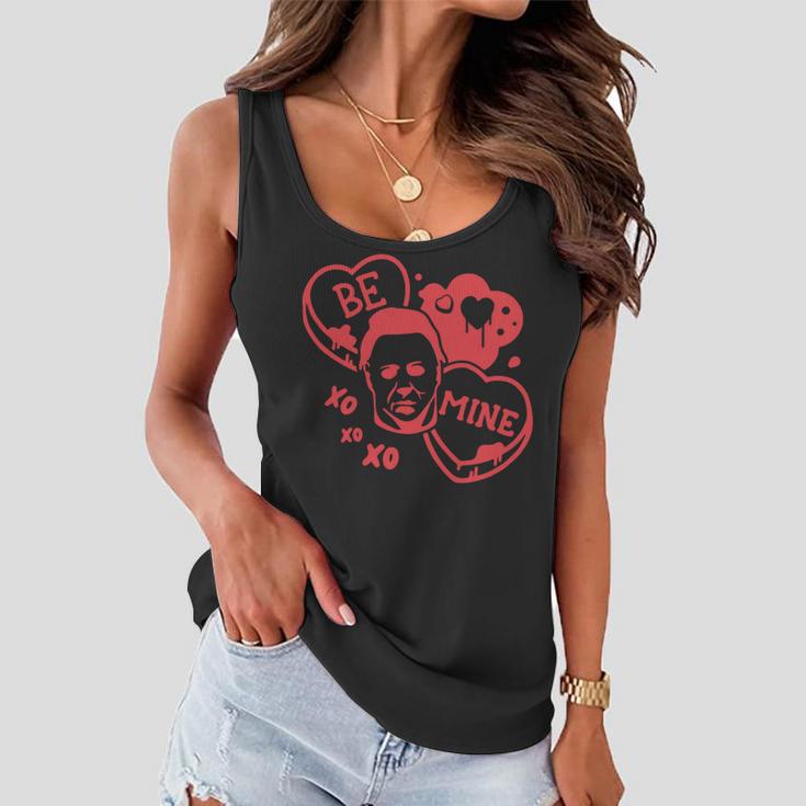 Funny Horror Valentines Day Women Flowy Tank