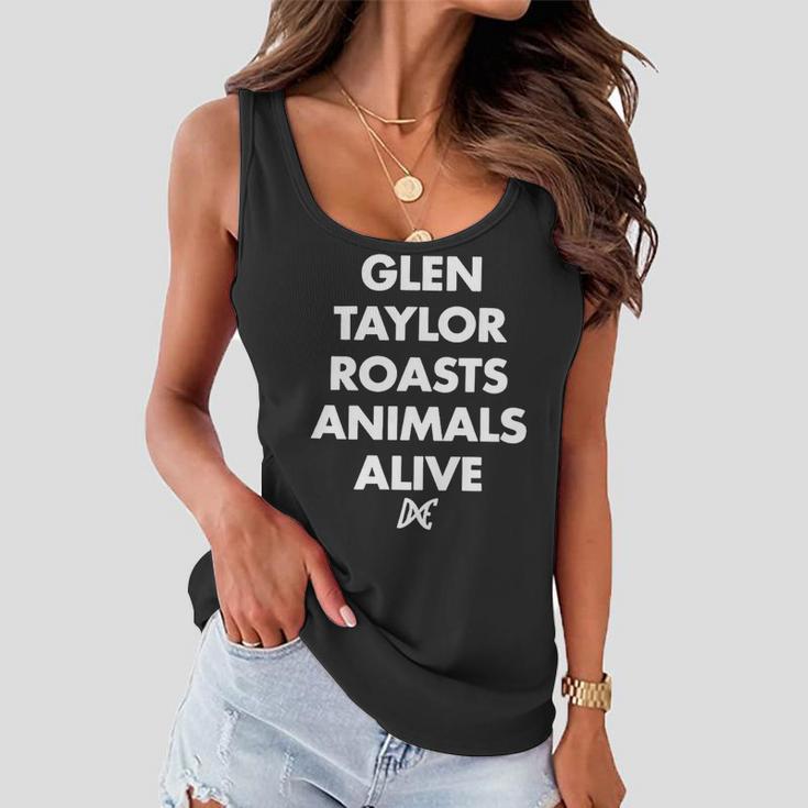 Glen Taylor Roasts Animals Alive Women Flowy Tank