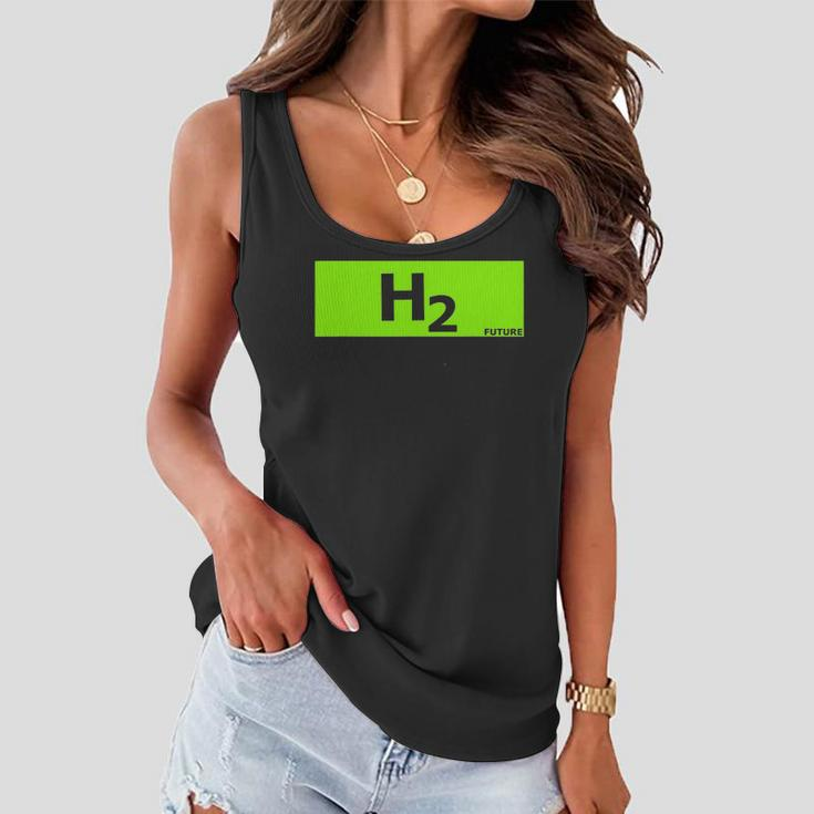 Hydrogen H2 Future Chemistry Lover Gift Women Flowy Tank