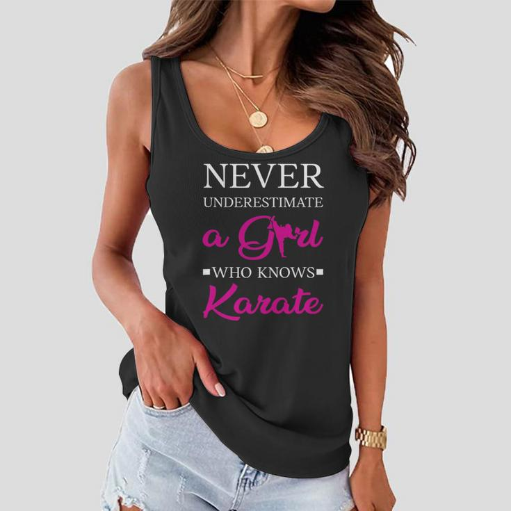 Karate Lover Martial Arts Women Gift Karate Women Flowy Tank