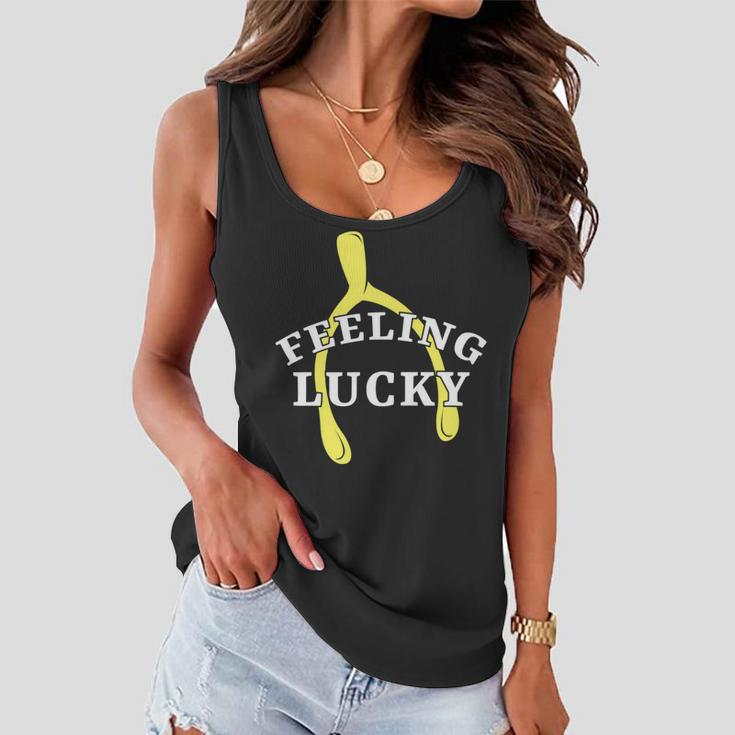 Lucky Turkey Wishbone Vintage 10 Shirt Women Flowy Tank