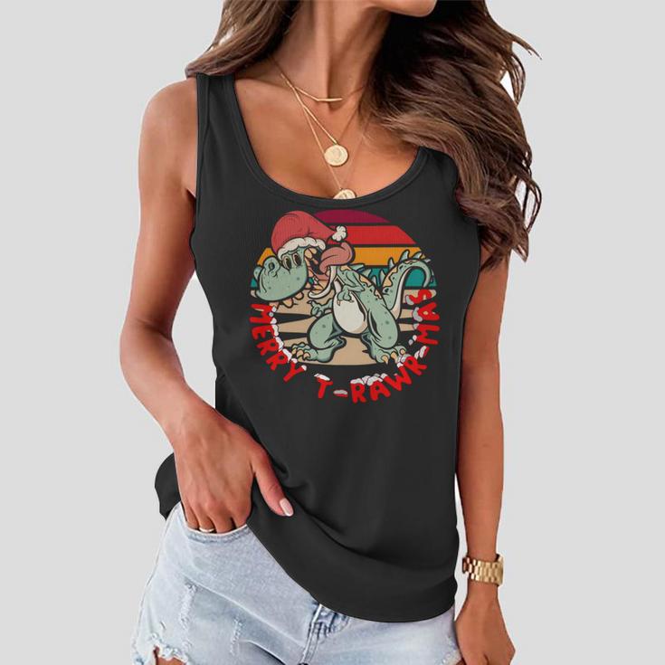 Merry Trawrmas Women Flowy Tank