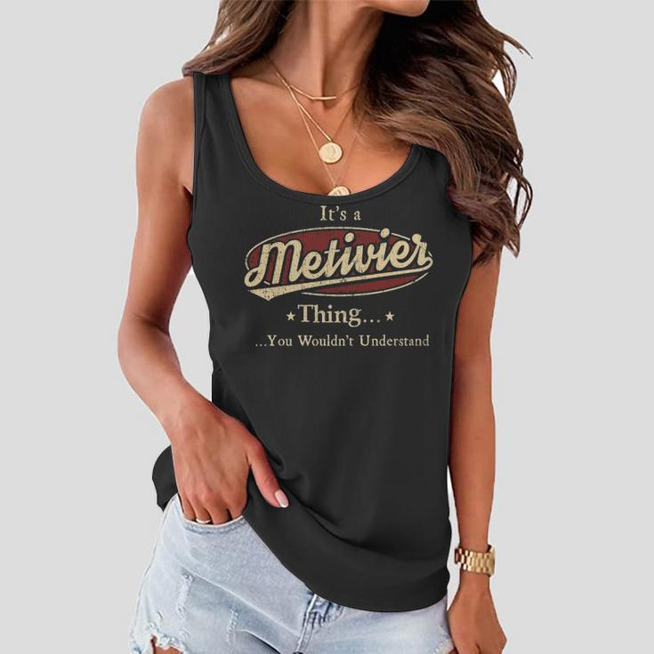 Metivier Shirt Personalized Name GiftsShirt Name Print T Shirts Shirts With Name Metivier Women Flowy Tank