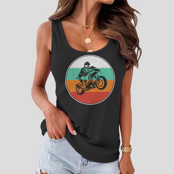 Motorcycle Racing Motorcycle Biker 484 Shirt Women Flowy Tank