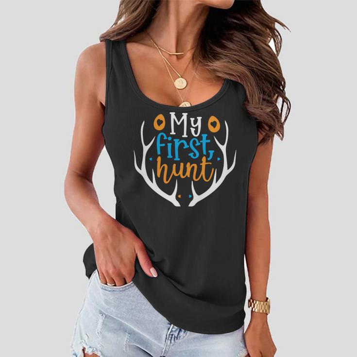 My First Hunt 706 Trending Shirt Women Flowy Tank