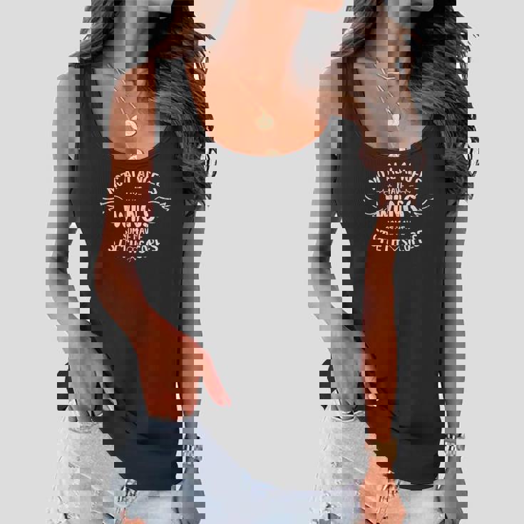 Not All Angels Have Wings Some Have Stethoscope Nurse Outfit Women Flowy Tank Not All Angels Have Wings Some Have Stethoscope Nurse Outfit Women Flowy Tank