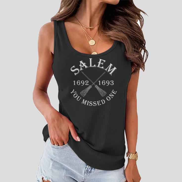 Salem You Missed One Witch Trials Brooms V2 Women Flowy Tank