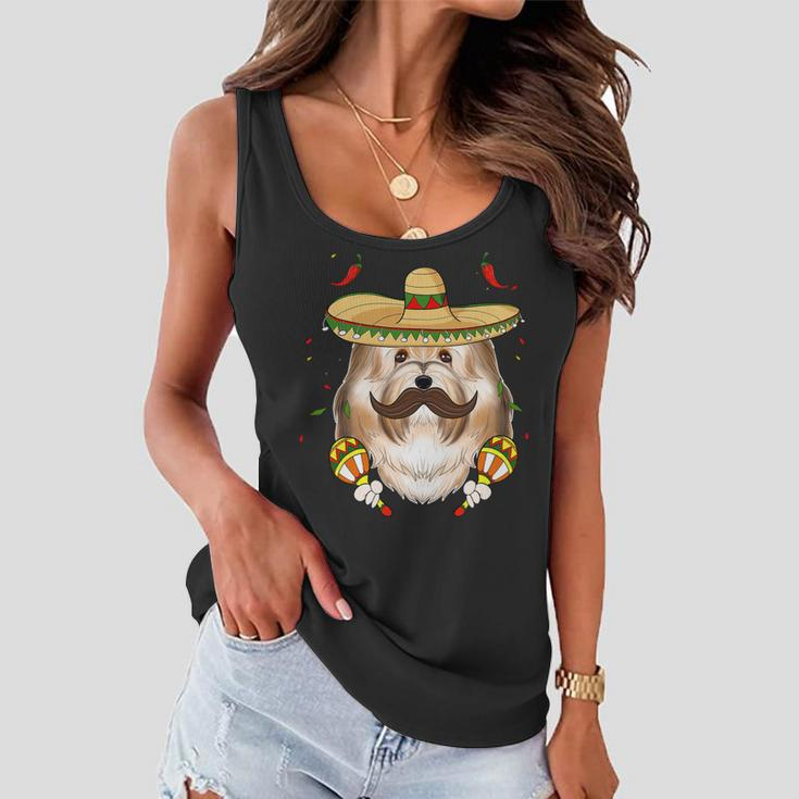 Sombrero Dog I Cinco De Mayo Havanese V2 Women Flowy Tank