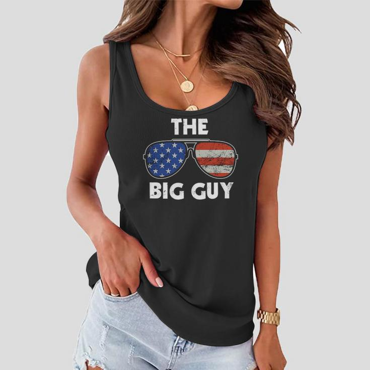 The Big Guy Joe Biden Sunglasses Red White And Blue Big Boss Women Flowy Tank