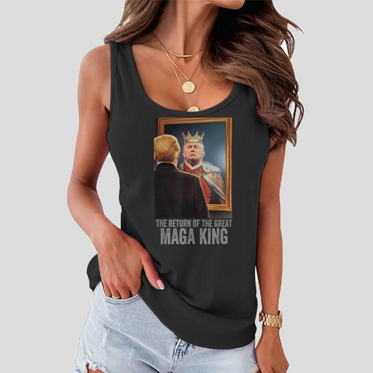 The Return Of The Great Maga King Anti Women Flowy Tank