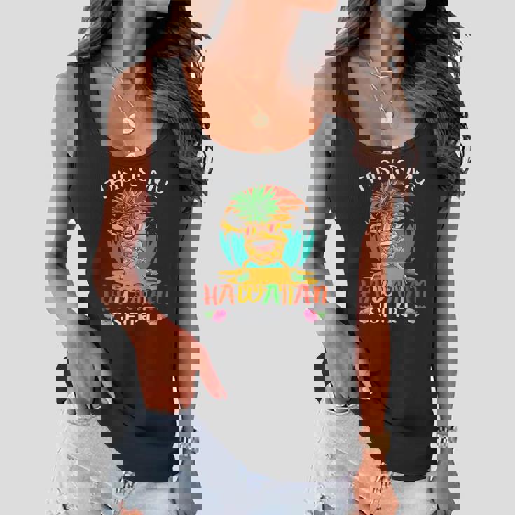 This Is My Hawaiian Vintage Dabbing Pineapple Glasses Summer Women Flowy Tank