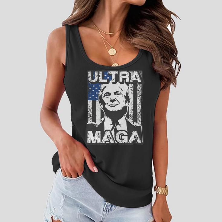 Ultra Maga And Proud Of It V26 Women Flowy Tank