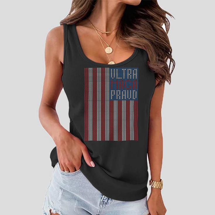 Ultra Maga Proud Patriotic Tshirt Women Flowy Tank