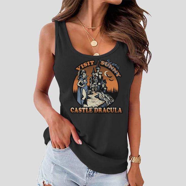 Visit Scenic Castle Dracula 220 Trending Shirt Women Flowy Tank