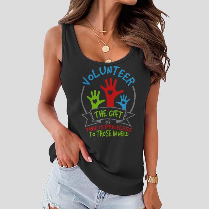 Volunteer - The Of Time Is Priceless 54 Trending Shirt Women Flowy Tank