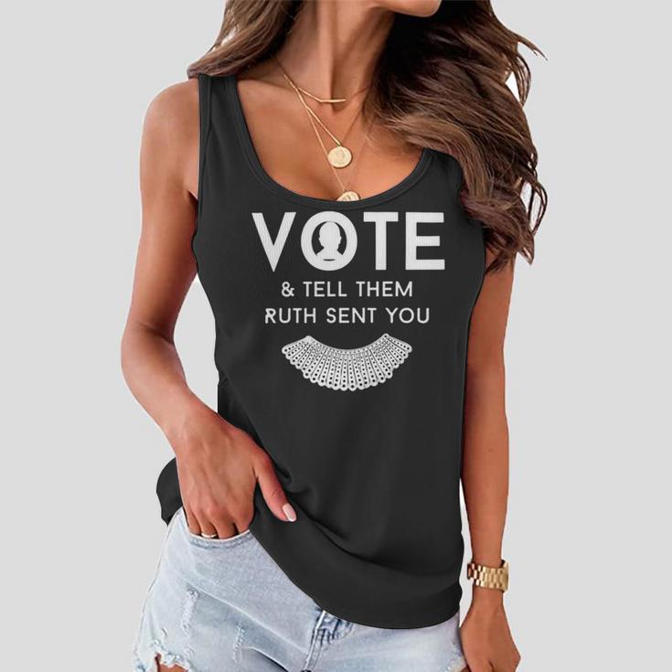 Vote And Tell Them Ruth Sent You 31 Shirt Women Flowy Tank