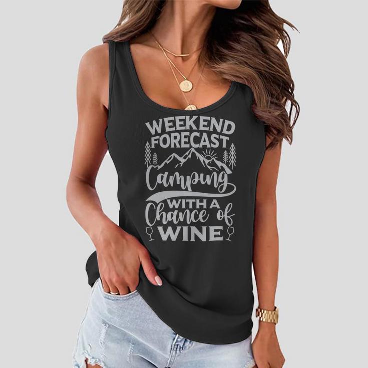 Weekend Forecast Mountain Camper 11 Shirt Women Flowy Tank