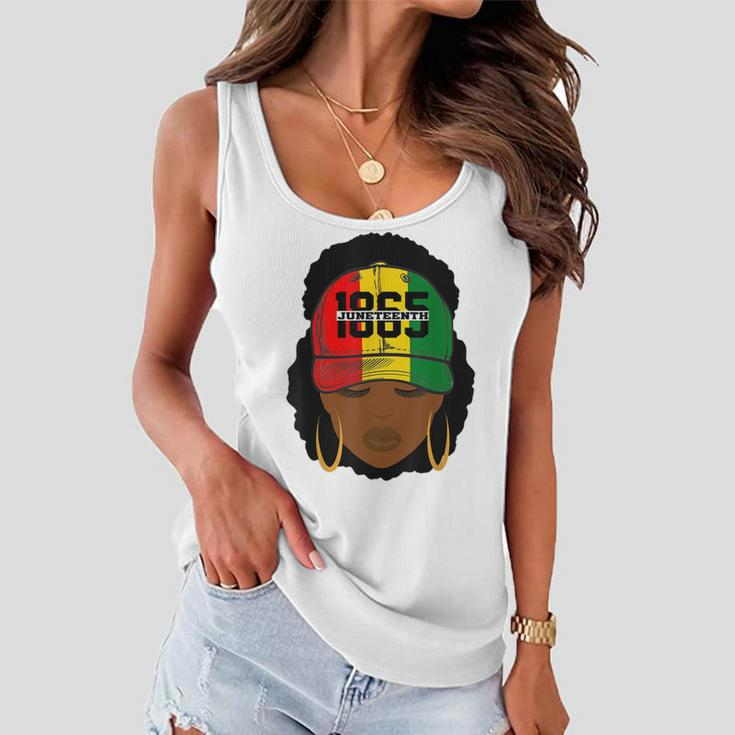 1865 Junenth Hat Womens Independence Day Freedom Day Women Flowy Tank