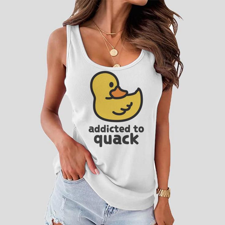 Addicted To Quack Women Flowy Tank