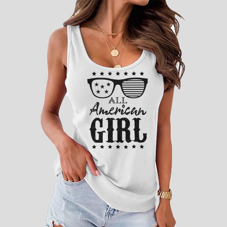 All American Girl 4Th Of July Family Matching Sunglasses Women Flowy Tank