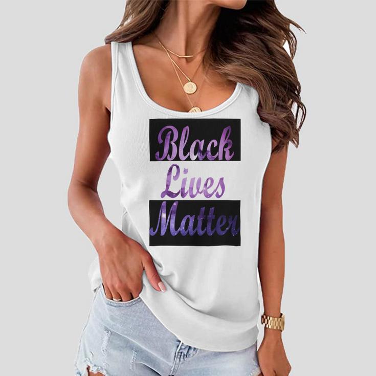 Black Lives Matter Minding My Black Owned Business Women Flowy Tank