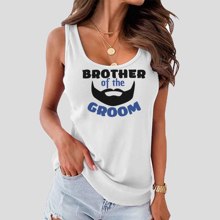 Brother Of The Groom Great Gift For The Brother Of The Awesome Groom Women Flowy Tank