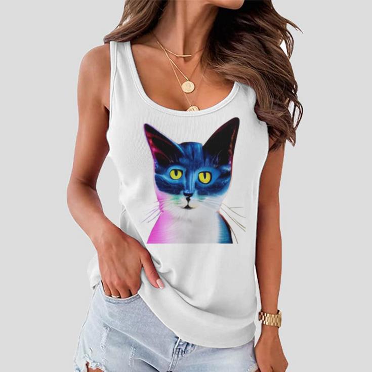 Cat Avatar Women Flowy Tank