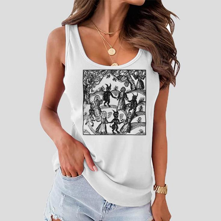 Dance With The Devil Women Flowy Tank