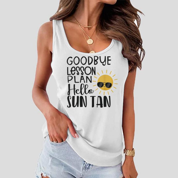 Good Bye School Hello Summer Women Flowy Tank