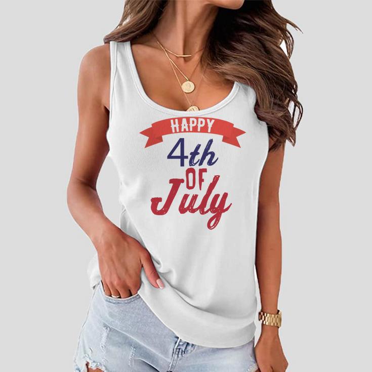 Happy 4Th Of July Independence Day V2 Women Flowy Tank