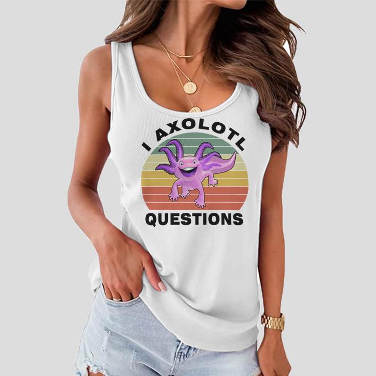 I Axlotl Questions Cute Axlotl V2 Women Flowy Tank