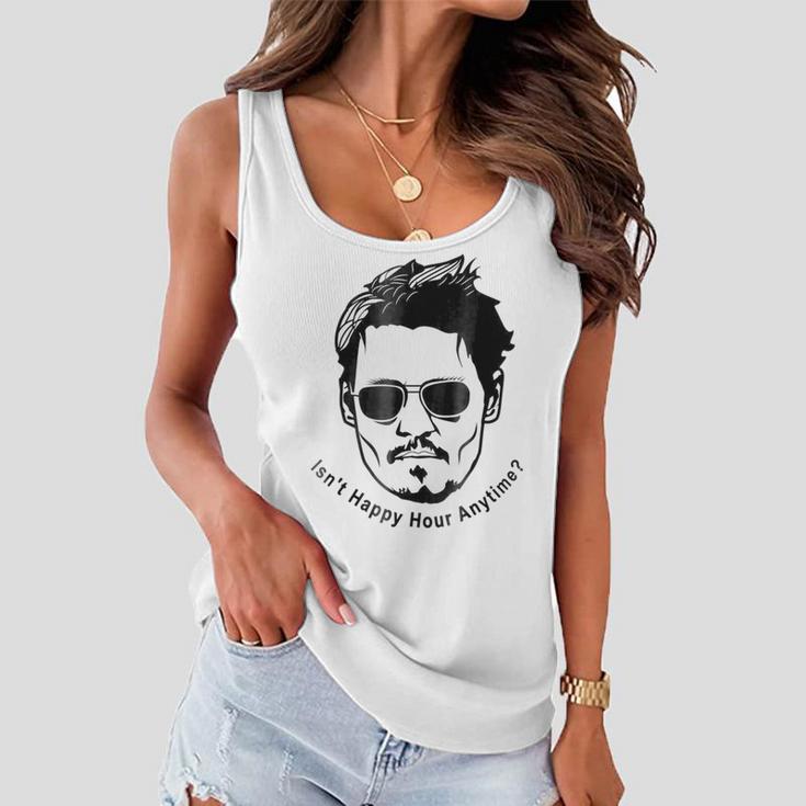 Isnt Happy Hour Anytime Mega Pint Women Flowy Tank