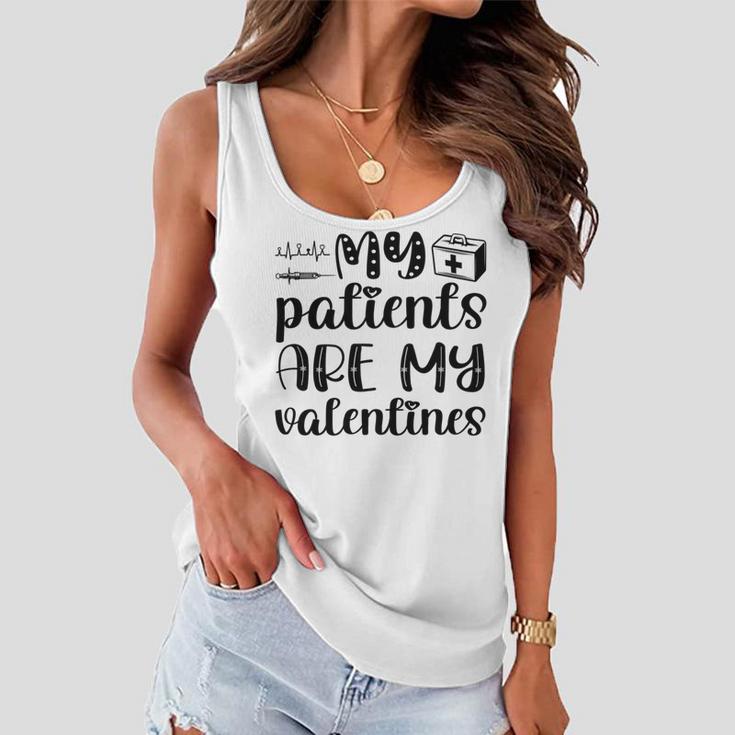 My Patients Are My Valentines 141 Trending Shirt Women Flowy Tank