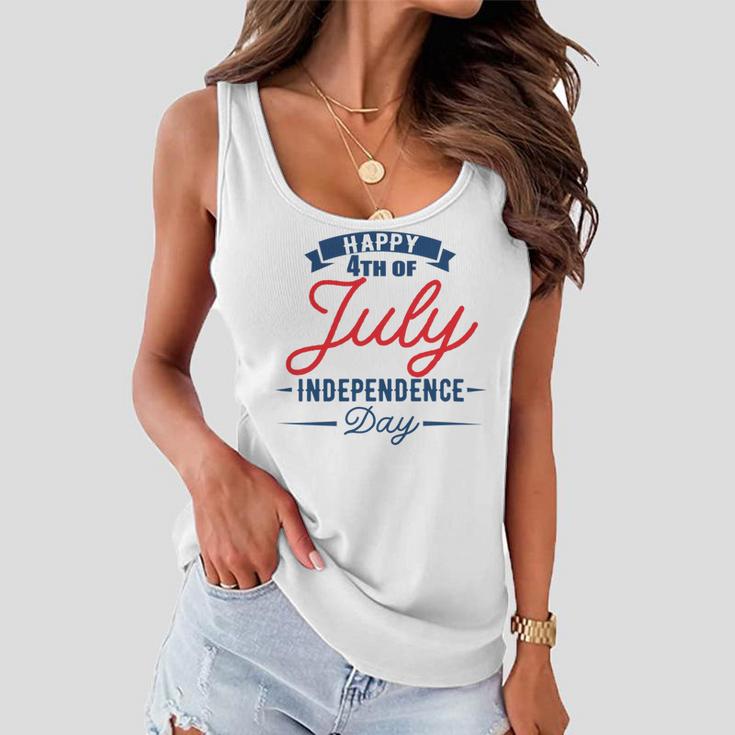 Official Happy 4Th Of July Independence Day Women Flowy Tank