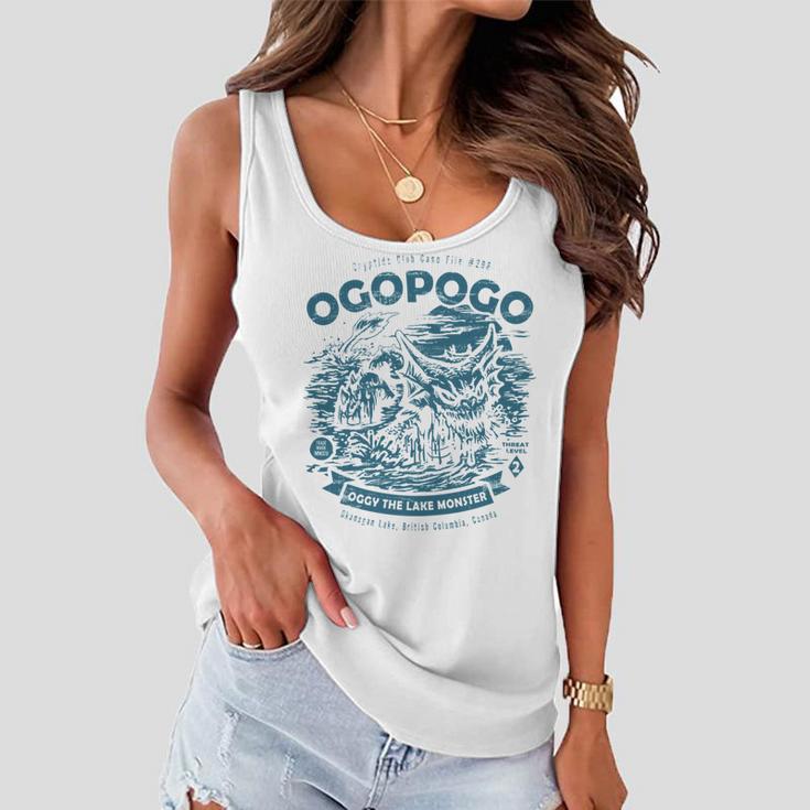 Ogopogo - Cryptids Club Case File 298 191 Trending Shirt Women Flowy Tank