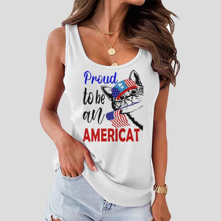 Proud To Be An Americat 807 Shirt Women Flowy Tank