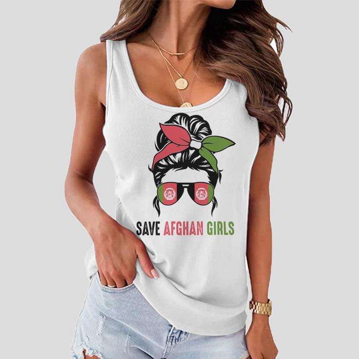 Save Afghan Girls Women Flowy Tank