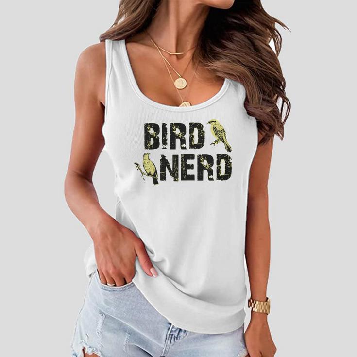 Twitcher Funny - Bird Nerd 195 Shirt Women Flowy Tank