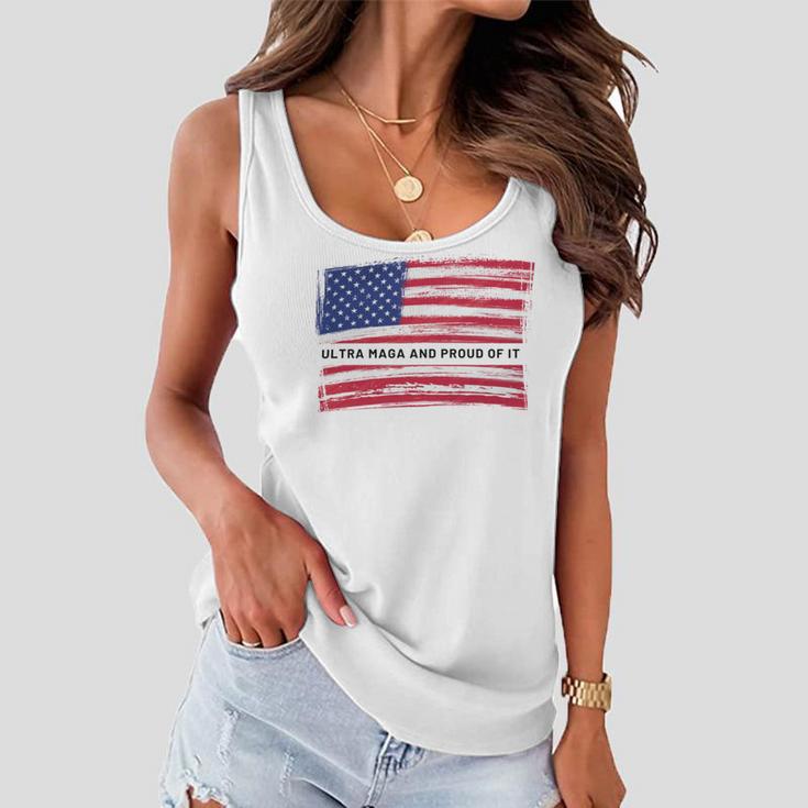 Ultra Maga And Proud Of It A Ultra Maga And Proud Of It V16 Women Flowy Tank