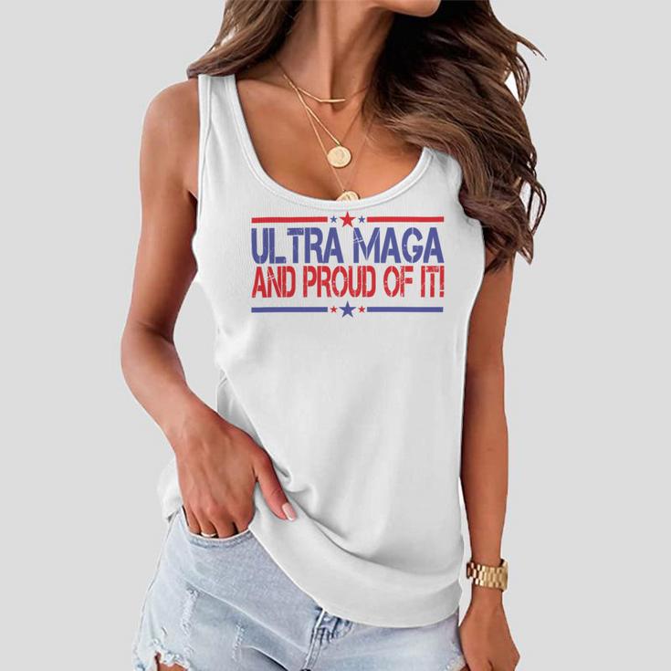 Ultra Maga And Proud Of It V14 Women Flowy Tank