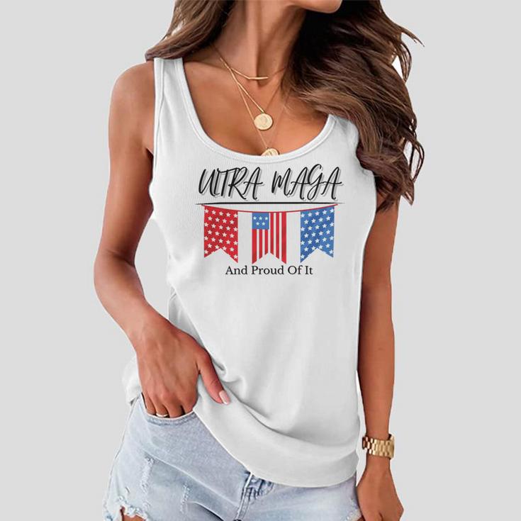 Ultra Maga And Proud Of It V15 Women Flowy Tank