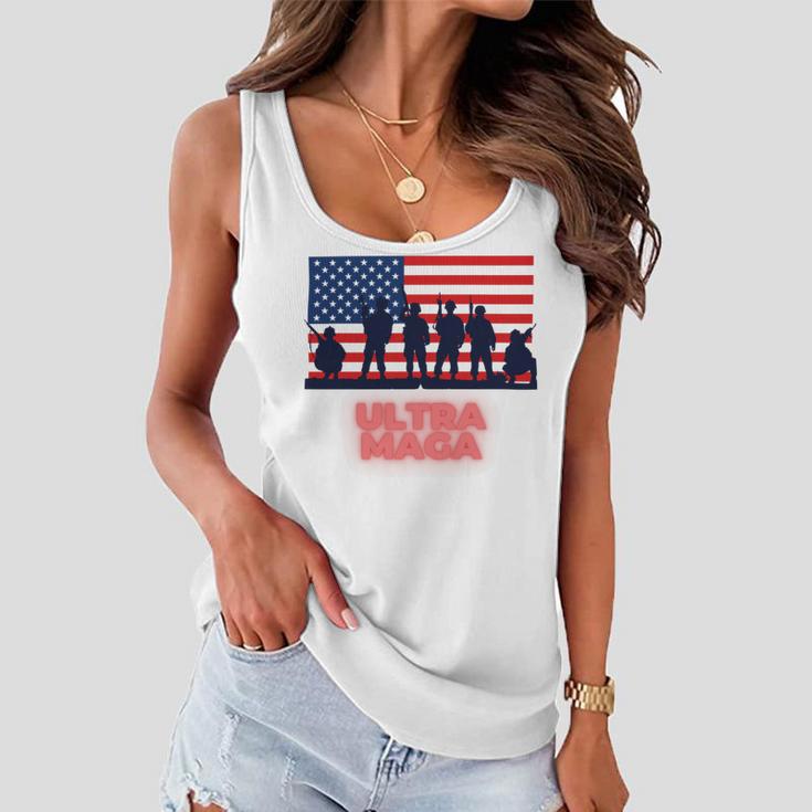 Ultra Maga And Proud Of It V21 Women Flowy Tank