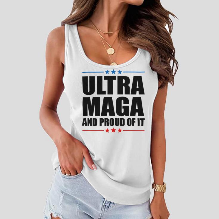 Ultra Maga And Proud Of It V25 Women Flowy Tank