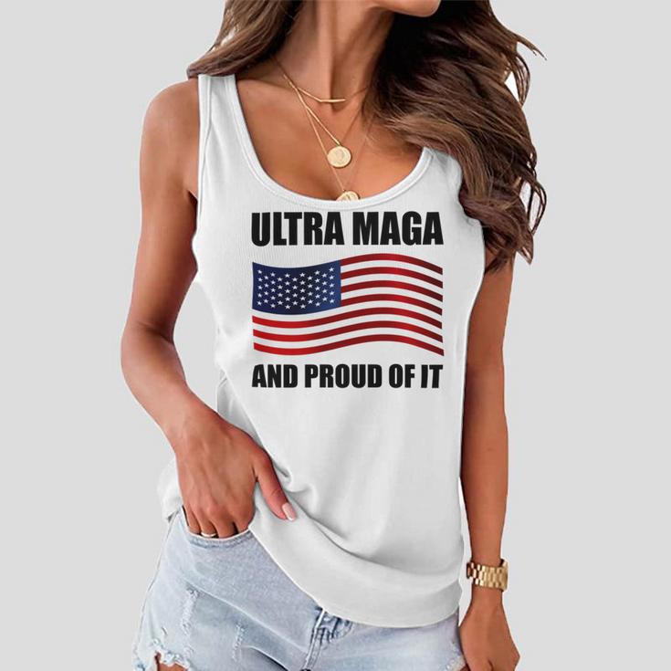 Ultra Maga And Proud Of It V7 Women Flowy Tank