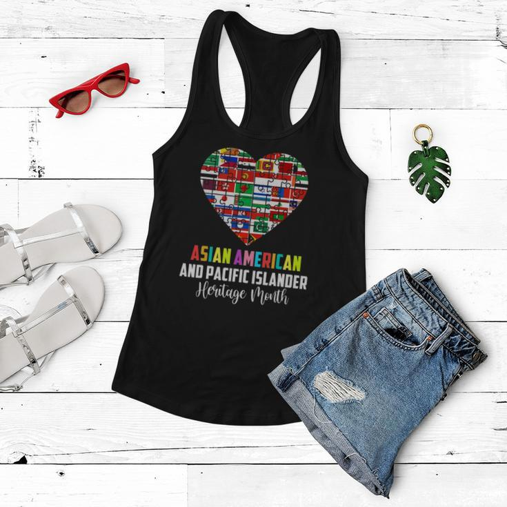 Asian American And Pacific Islander Heritage Month Heart Women Flowy Tank