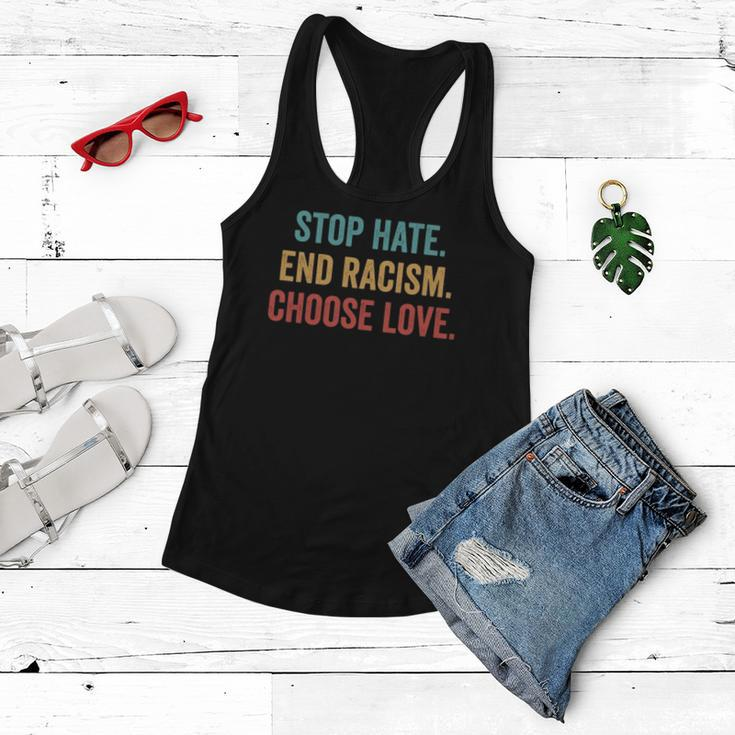 Choose Love Buffalo - Stop Hate End Racism Choose Love Women Flowy Tank