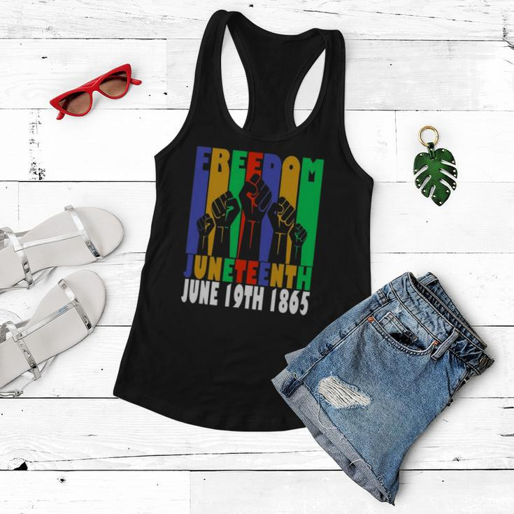 Freedom Juneteenth June 19Th 1865 Black Freedom Independence Women Flowy Tank