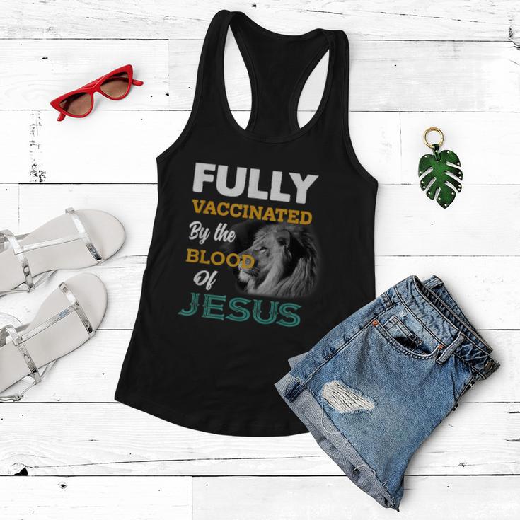 Fully Vaccinated By The Blood Of Jesus V3 Women Flowy Tank